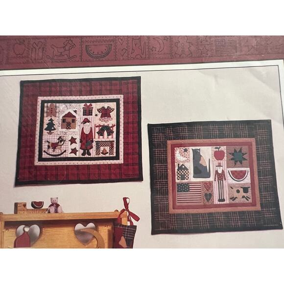 Debbie Mumm countryside or chirstmas sampler quilt pattern - Picture 2 of 8